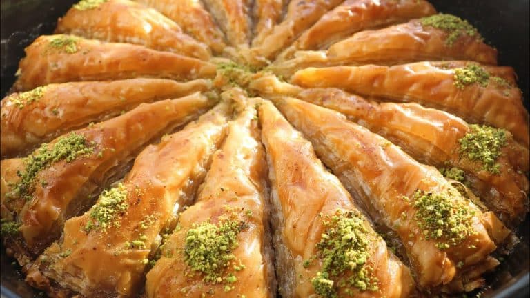 cevizli havuç dilimi baklava