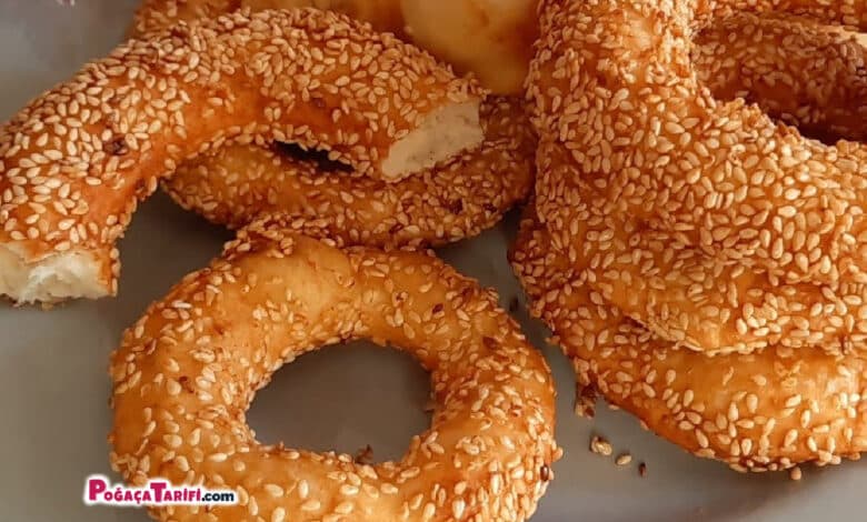 Simit Görüntüsünde Mayasız Pişi Tarifi