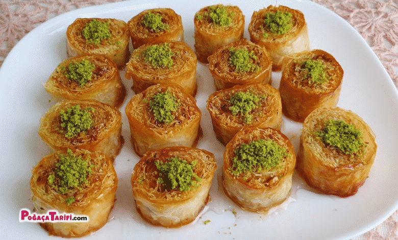 Çıtır Çıtır Baklava Yufkalı Kadayıf Sarması Tarifi