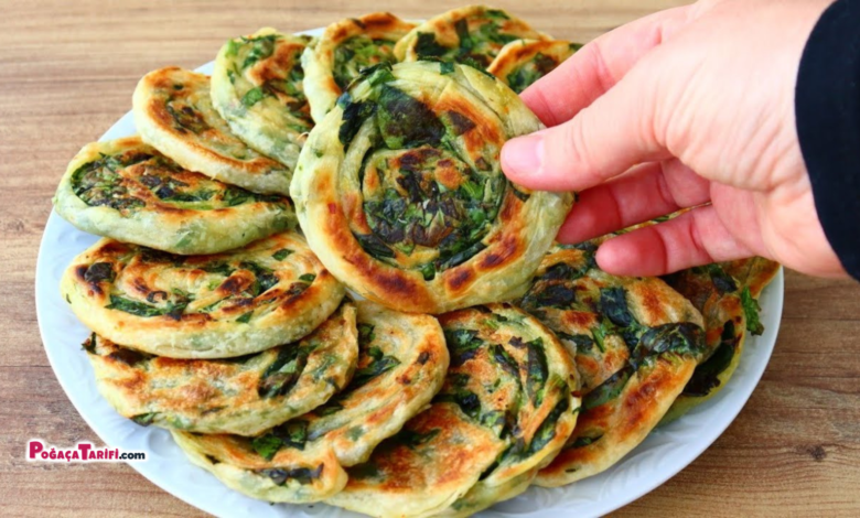 Ispanaklı Rulo Katmer Börek Tarifi