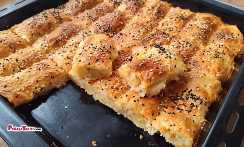 EL AÇMASI LEZZETİNDE YUFKADAN KOLAY BÖREK TARİFİ AZ MAZLEME İLE ÇOK LEZZETİ PATATESLİ BÖREK