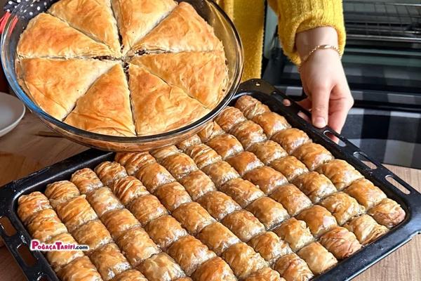 Çıtır Çıtır El Açması Baklava Ve Kıymalı Börek Yapımı