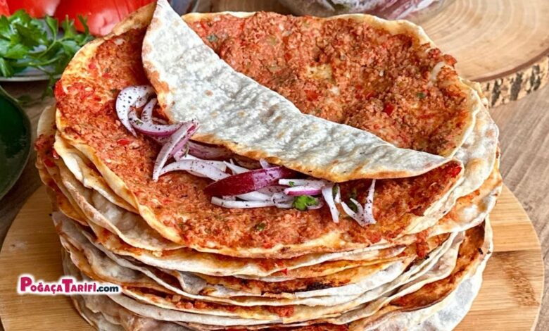 PÜF NOKTALARI İLE TAVADA LAHMACUN TARİFİ