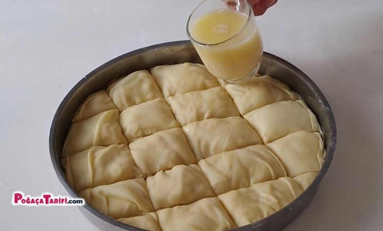 Baklava Şeklinde Börek Tarifi