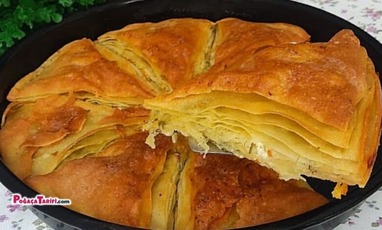 Oklavasız Kolay Çıtır Çıtır El Açması Börek Tarifi